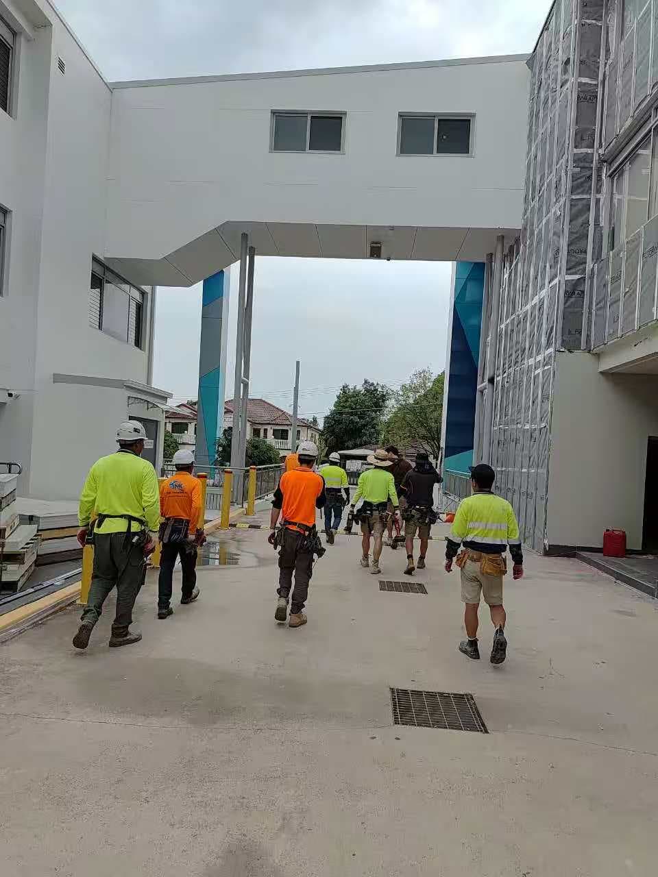 Axis Commercial team on site at a construction project